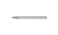 PFERD 23342 Carbide Bur | 1/8" Diameter | SCTI SG-41 | Tree Shape G with Pointed End | Double Cut