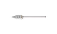 PFERD 23387 Carbide Bur | 1/4" Diameter | SCTI SG-51 | Tree Shape G with Pointed End | INOX Cut