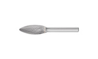 PFERD 25659 Carbide Bur | 1/2" Diameter | SCTI SH-5 | Flame Shape H | ALU Cut