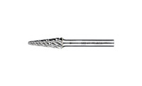 PFERD 25159 Carbide Bur | 3/8" Diameter | SCTI SL-3 | 14 Degree Taper Shape L with Radius End | CAST Cut