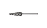 PFERD 27450 Carbide Bur | 1/2" Diameter | SCTI SL-4 | 14 Degree Taper Shape L with Radius End | ALU HC-NFE Cut