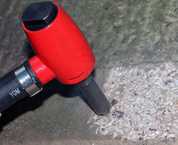 CS Unitec 151.525 Single-Head Heavy-Duty Pneumatic Scabbler | 2,400 BPM | Steel Bush Hammer Piston