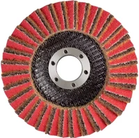 PFERD 43298 Polivlies Non-Woven Flap Disc | 7/8" Arbor Hole | 4-1/2" Diameter | 13,300 RPM | 180 M Grit Size | Sold by Box of 5
