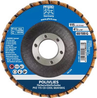 PFERD 43302 Polivlies Non-Woven Flap Disc | 7/8" Arbor Hole | 5" Diameter | 12,200 RPM | 240 F Grit Size | Sold by Box of 5