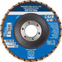 PFERD 43314 Polivlies Non-Woven Flap Disc | 5/8-11" Threaded Hub | 5" Diameter | 12,200 RPM | 240 F Grit Size | Sold by Box of 5