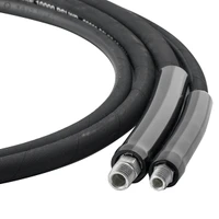 CS Unitec 31828 Hydraulic Hose | 1/2" Feed | 1/2" Return with 3/8" Flush Face Couplings