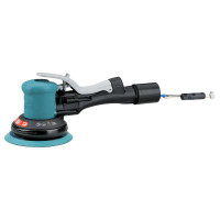 Dynabrade 58602 Dual-Grip Random Orbital Sander | 0.4 HP | 6" Pad | 3/16" Orbit | 12,000 RPM | Raptor-Vacuum