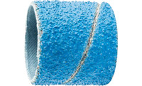 Pferd 41416 1-1/8" x 1-1/8" Abrasive Spiral Band | Cylindrical Shape | Zirconia Alumina Z-COOL 50 Grit | Box of 100