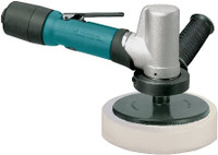 Dynabrade 51430 5" 7 Degree Offset Rotary Air Buffer | 0.4 HP | 3,200 RPM | 3/8"-24 Male Tool Thread | Extended Muffler