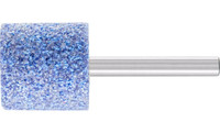Pferd 30033 A38 Vitrified Mounted Point | 1/4" Shank | Ceramic Oxide 46 Grit | Tough | 1" Point Diameter | Box of 10