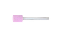 Pferd 32840 B132 Vitrified Mounted Point | 1/8" Shank | Aluminum Oxide 46 Grit | Steel Edge | 3/8" Point Diameter | Box of 10
