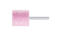 Pferd 34457 W238 Vitrified Mounted Point | 1/4" Shank | Aluminum Oxide 30 Grit | Steel Edge | 1-1/2" Point Diameter | Box of 5