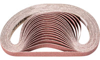 Pferd 49036 1/2" x 18" Coated File Belt | Aluminum Oxide 80 Grit | Box of 50