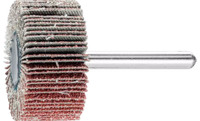 Pferd 45232 1-1/2" x 1" Mounted Flap Wheel | 1/4" Shank | 23,000 Max. RPM | Aluminum Oxide 60 Grit | Box of 10