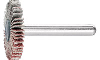 Pferd 45007 1-3/16" x 1/4" Mounted Flap Wheel | 1/4" Shank | 25,000 Max. RPM | Aluminum Oxide 60 Grit | Box of 10