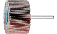Pferd 45240 2" x 1" Mounted Flap Wheel | 1/4" Shank | 23,000 Max. RPM | Aluminum Oxide 120 Grit | Box of 10