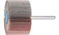 Pferd 45241 2" x 1" Mounted Flap Wheel | 1/4" Shank | 23,000 Max. RPM | Aluminum Oxide 180 Grit | Box of 10