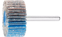 Pferd 45471 1-1/2" x 1" Mounted Flap Wheel | 1/4" Shank | 25,000 Max. RPM | Zirconia Z-COOL 120 Grit | Box of 10