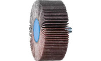 Pferd 45421 2-1/2" x 1" Quick Change Flap Wheel | 1/4-20" Thread | 23,000 Max. RPM | Aluminum Oxide 80 Grit | Box of 10