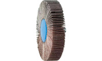 Pferd 45412 2-1/2" x 1/2" Quick Change Flap Wheel | 1/4-20" Thread | 23,000 Max. RPM | Aluminum Oxide 120 Grit | Box of 10