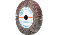 Pferd 45754 4-1/2" x 3/4" Unmounted Flap Wheel | 5/8-11" Thread | Aluminum Oxide 80 Grit | Box of 2