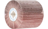 Pferd 45784 4" x 4" Flap Drum | Coated | 3/4" Keyed Arbor Hole | Aluminum Oxide 150 Grit
