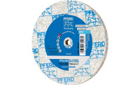 Pferd 48293 3" x 1/4" Non Woven Polinox Unitized Wheel | 10,200 Max. RPM | Aluminum Oxide Fine Grit | Medium Soft | 3AF