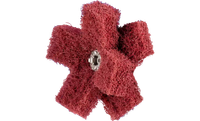 Pferd 44214 2" Non Woven Polinox Cross Buff | 9,500 Max. RPM | Aluminum Oxide 280 Grit | 8-32" Thread | Fine Grade | Sold by Box of 20