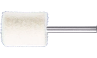 Pferd 48526 1" x 1-1/4" Polishing Felt Point | Cylindrical Shape | 19,000 Max. RPM | 1/4" Shank Diameter | 1-5/8" Shank Length | Medium Grade | Sold by Box of 10