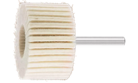 Pferd 48547 2" x 1"Polishing Mounted Felt Flap Wheel | 12,000 Max. RPM | 1/4" Shank Diameter | 1-1/2" Shank Length | Hard Grade | Sold by Box of 5
