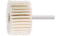 Pferd 48546 2" x 1"Polishing Mounted Felt Flap Wheel | 12,000 Max. RPM | 1/4" Shank Diameter | 1-1/2" Shank Length | Soft Grade | Sold by Box of 5