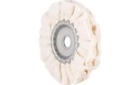 Pferd 48740 3" x 3/8" Polishing Cloth Ring | 7,500 Max. RPM | 3/8" Arbor Hole | Cotton Flannel Fabric | Sold by Box of 5