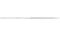 Pferd 12065 Precision 5-1/2" Crossing Needle File | Knurled Handle | Swiss Pattern | Cut 2 | Sold by Box of 12
