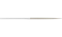 Pferd 4030 5-1/2" Diamond Needle File | Three Square | Fine Cut | 1/8" Shank