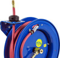 Coxreels P-LP-350 Performance Spring Rewind Hose Reel | P Series | 3/8" Hose Diameter | 50' Hose Length | 300 Max PSI