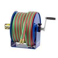 Coxreels 112WL-1-100 Welding Hand Crank Hose Reel | 100W Series | 1/4" Hose Diameter | 100' Hose Length | 200 Max PSI | Less Hose