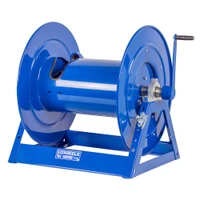 Coxreels 1185-2024 Hand Crank Hose Reel | 1185 Series | 1 1/2" Hose Diameter | 100' Hose Length | 1500 Max PSI | Less Hose