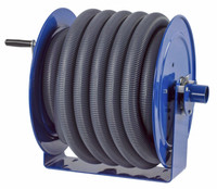Coxreels V-117H-835 Vacuum Only Direct Crank Rewind Reel | V Series | 1 1/2" Hose Diameter | 35' Hose Length