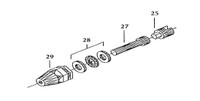 Marson Tool Part M95518 Front End Assembly | M6 Metric Size | For SST-3 Rivet Nut Tools