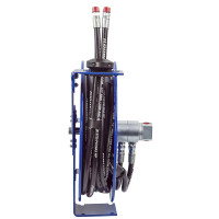 Coxreels TDMPL-N-350 Dual Hydraulic Hose Spring Rewind Hose Reel | TDMP Series | 3/8" Hose Diameter | 50' Hose Length | 3000 Max PSI | Less Hose