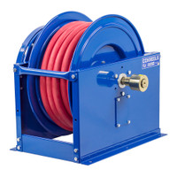 Coxreels SLPL-550 Single Hose Spring Rewind Hose Reel | SP-Fuel Series | 3/4" Hose Diameter | 50' Hose Length | 300 Max PSI | Less Hose