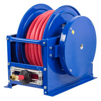 Coxreels SLPL-625 Single Hose Spring Rewind Hose Reel | SP-Fuel Series | 1" Hose Diameter | 25' Hose Length | 300 Max PSI | Less Hose