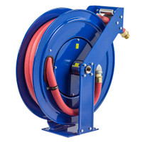 Coxreels TSHFL-N-550 Supreme Duty Spring Rewind Hose Reel | T-Fuel Series | 3/4" Hose Diameter | 50' Hose Length | 300 Max PSI | Less Hose