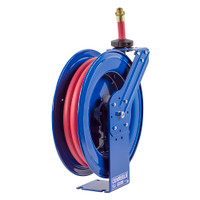 Coxreels SHFL-N-525 Heavy Duty Spring Rewind Hose Reel | SH-Fuel Series | 3/4" Hose Diameter | 25' Hose Length | 300 Max PSI | Less Hose