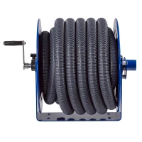 Coxreels V-112-730 Vacuum Only Direct Crank Rewind Reel | V100 Series | 1-1/2" Hose Diameter | 30' Hose Length | Less Hose
