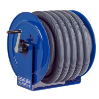 Coxreels V-112H-730 Vacuum Only Direct Crank Rewind Reel | V100 Series | 1-1/2" Hose Diameter | 30' Hose Length
