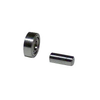 Dynabrade 11066 Contact Wheel Assembly | 5/16" Dia. x 1/8" W x 1/4" I.D. | Flat | Steel