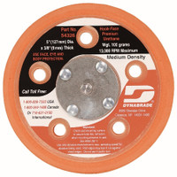 Dynabrade 56181 Vacuum Disc Pad | 5" Pad Size | 5/8" Thickness | Hook-Face | Medium Density | Short Nap
