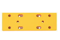 Dynabrade 56326 Vacuum Dynabug II Disc Pad | 2-3/4" x 7-3/4" Pad Size | 3/8" Thickness | Hook-Face | Medium Density