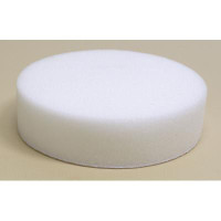 Dynabrade 90040 Polishing Buffing Pad | 5" Pad Size | Foam Flat | Hook-Face | White